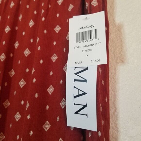 Retrology Wide Leg Pants (size 1X) - Picture 6 of 6